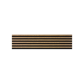 Koka sienas panelis 2700 x 300mm (Black-Light oak)